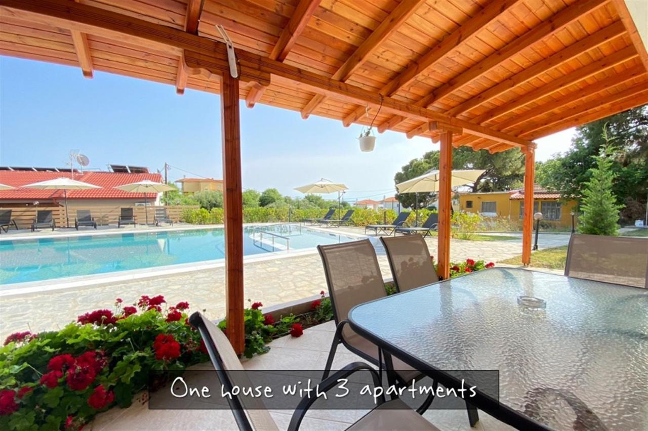 Metaxia Villa 5 bedrooms Kalyves Polygyrou Exteriör bild